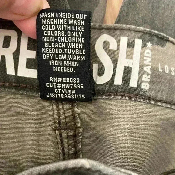 Rewash Printed Joey Classic Rise Skinny 9 - Picture 12 of 12